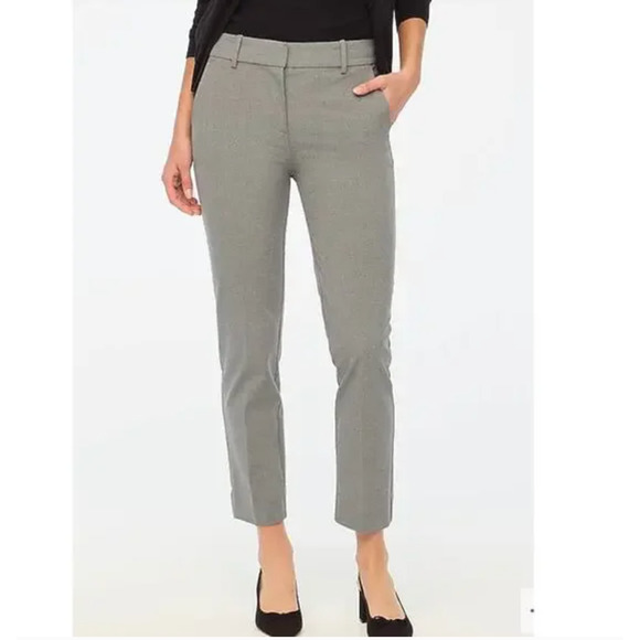 J. Crew Ruby Crop Pant Gray Size 14 NWT Dress Pant Work Ankle - Picture 1 of 7
